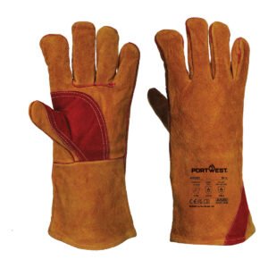 Welders 330 Split Leather Reinforced Palm Gauntlet