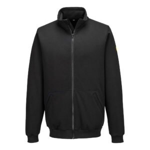 Hanorac Anti-Static ESD cu Fermoar - Gamă Îmbrăcăminte ESD - Marca Portwest AS25