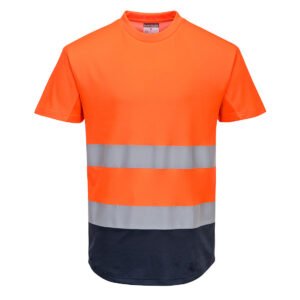 Tricou Hi-Vis cu Insertii Mesh - Vizibilitate Ridicată - Portwest C395
