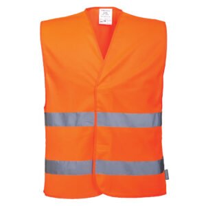 Vestă de Semnalizare Hi-Viz cu Două Benzi - Vizibilitate Ridicată - Portwest C474