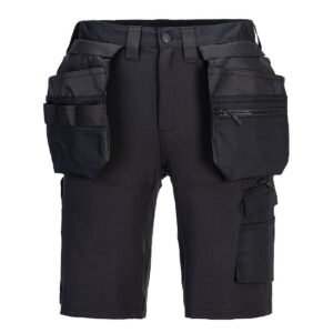 Pantaloni Scurți de Lucru DX4 Hi-Vis cu Buzunare Holster - Îmbrăcăminte de Lucru - Marca Portwest DX451