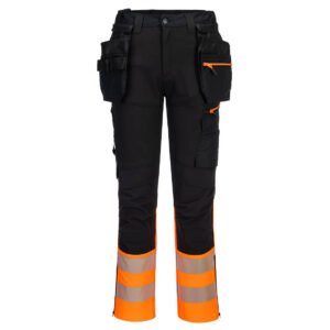 Pantaloni de Lucru DX4 Hi-Vis Cu Buzunare Detașabile - Vizibilitate Ridicată - Portwest DX457