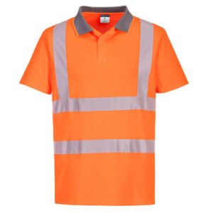 Tricou Polo Hi-Vis Eco cu Mânecă Scurtă (Set 6) - Gama Vizibilitate Ridicată - Marca Portwest EC10