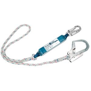 Single 1.8m Lanyard With Shock Absorber - Portwest FP23WHR