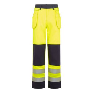 Pantaloni de Protecție Bizflame Multi Ignifugi cu Vizibilitate Ridicată - Gamă Multi-Normă Protecție Ignifugă - Marca Portwest FR440