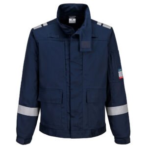 Jachetă Ignifugă Bizflame Work Lightweight Stretch Panelled - Protecție Ignifugă Multi-norm - Marca Portwest FR601