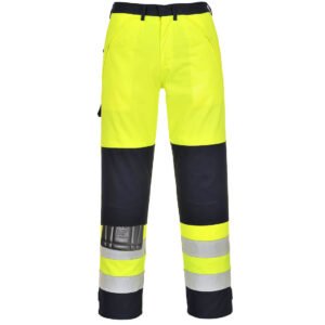 Pantaloni de Protecție Bizflame Work Hi-Vis Multi-Norm Contrast FR - Protecție Ignifugă Multi-Norm - Marca Portwest FR62