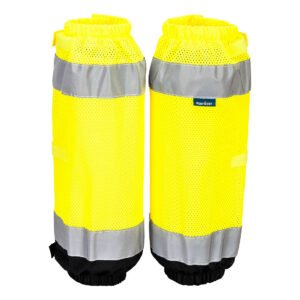 Ghete de Protecție cu Vizibilitate Ridicată Contrastante - Gama Vizibilitate Ridicată - Marca Portwest HV389, Yellow/Black