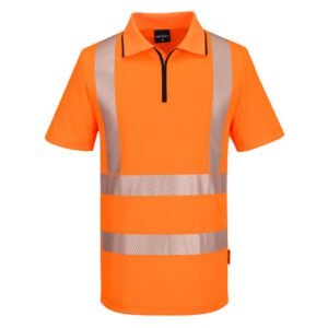 KX3 Sport Hi-Vis Zip Polo Shirt S/S
