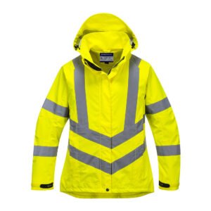 Jachetă Ploaie Damă Respirabilă Hi-Vis - Vizibilitate Ridicată - Marca Portwest LW70