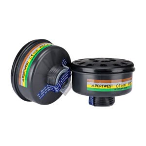 Filtru Gaze ABEK2 cu Filet Universal - EIP - Marca Portwest P926, Black