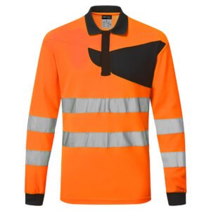 PW2 Hi-Vis Tricou Polo L/S