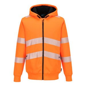 PW321 Hi-Vis Zipped Winter Hoodie