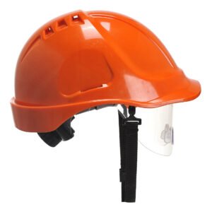 Cască de Protecție cu Vizor Retractabil Endurance - Protecția Capului - Portwest PW55