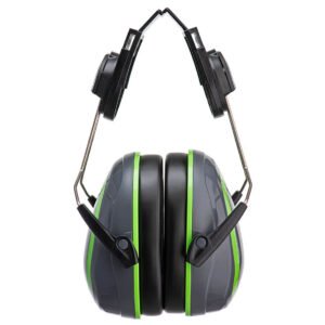 Antifoane HV Extreme Low Clip-On pentru Cască de Protecție - Protecția Auditivă - Marca Portwest PW75, Grey/Green
