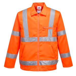 Jachetă Bomber Portwest Hi-Vis Polycotton RT40 - Vizibilitate Ridicată - Portwest RT40