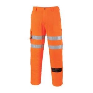 Pantaloni de Lucru Hi-Vis pentru Căi Ferate - Gama Vizibilitate Ridicată - Marca Portwest RT46
