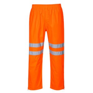 Pantaloni Ploaie Respirabili Hi-Viz - Gama Vizibilitate Ridicată - Marca Portwest RT61