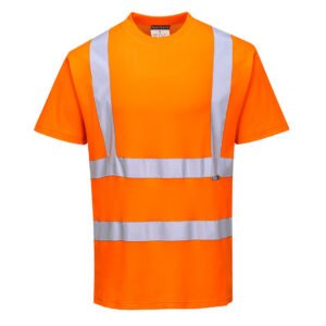 Tricou Hi-Vis Cotton Comfort Mânecă Scurtă - Vizibilitate Ridicată - Marca Portwest S170