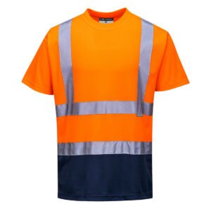 Tricou de Siguranță Hi-Vis Contrast S/S - Gamă Vizibilitate Ridicată - Portwest S378