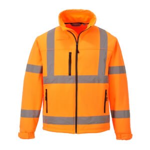 Jachetă Softshell Hi-Vis Classic Profesională - Vizibilitate Ridicată - Marca Portwest S424