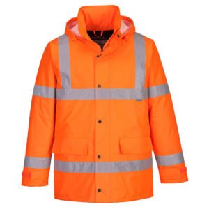Jachetă de Iarnă Hi-Vis Trafic - Vizibilitate Ridicată - Marca Portwest S460