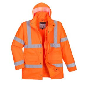 Jachetă de Trafic Hi-Vis 4-în-1 - Vizibilitate Ridicată - Marca Portwest S468