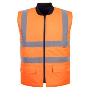 Vestă Reversibilă de Înaltă Vizibilitate Portwest - Gama Vizibilitate Ridicată - Portwest S469