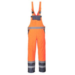 Salopetă Ploaie Hi-Vis Respirabilă Contrast - Vizibilitate Ridicată - Marca Portwest S488