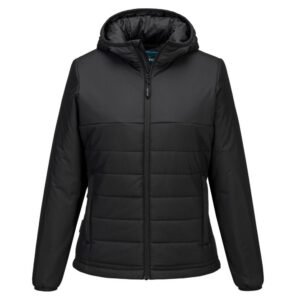Professional Women's Hooded Insulated Baffle Jacket