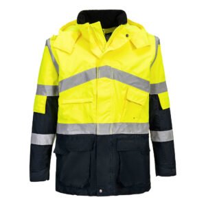 Jachetă Ploaie Respirabilă Hi-Visibility Contrast - Gamă Vizibilitate Ridicată - Marca Portwest S760