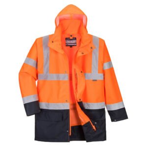 Jachetă Multifuncțională Portwest Essential Hi-Vis 5-în-1 - Vizibilitate Ridicată - Marca Portwest S766