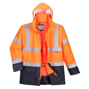 Jachetă Executivă 5-în-1 Portwest Hi-Vis Contrast - Gamă Vizibilitate Ridicată - Portwest S768