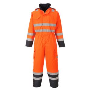 Combinezon de Protecție Bizflame Rain Hi-Vis Multi - Gamă Protecție Ignifugă Multi-norm - Marca Portwest S775