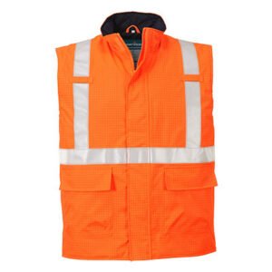 Bodywarmer Bizflame Rain Hi-Vis FR - Protecție Ignifugă Multi-normă - Marca Portwest S776