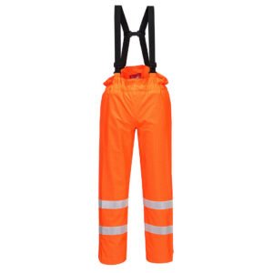 Pantaloni Shell Bizflame Rain Hi-Vis FR Impermeabili - Protecție Ignifugă Multi-normă - Portwest S780