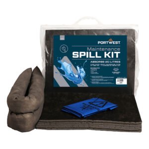 Kit de Intervenție pentru Mentenanță 20 Litri - Controlul Scurgerilor - Portwest SM30, Grey