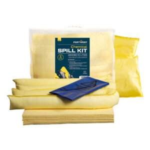 Kit Absorbant Chimic 50 Litri - Controlul Deversărilor - Portwest SM91, Yellow